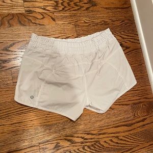 White size 8 Lululemon shorts